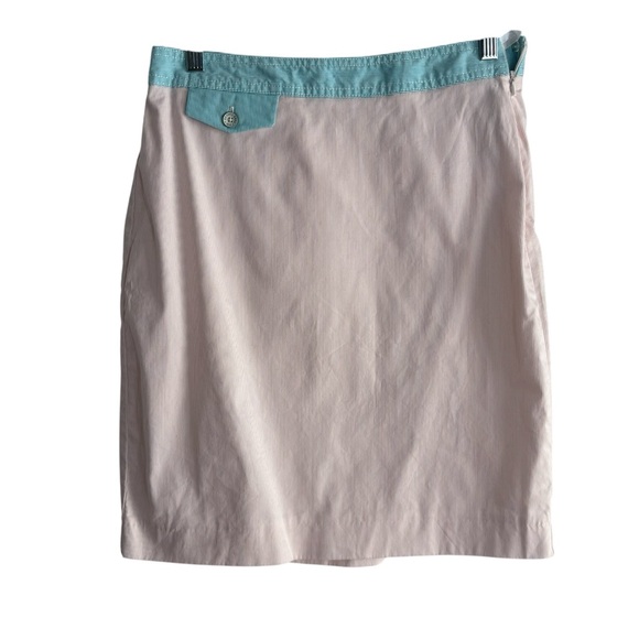 🌺BROOKS BROTHERS Cotton Candy-striper Skirt in Pink/Blue Size 4 — ADORABLE!!!🌺 - Picture 1 of 7